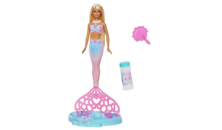 Barbie Bubble Sparkle Mermaid Doll & Accessories - 32cm