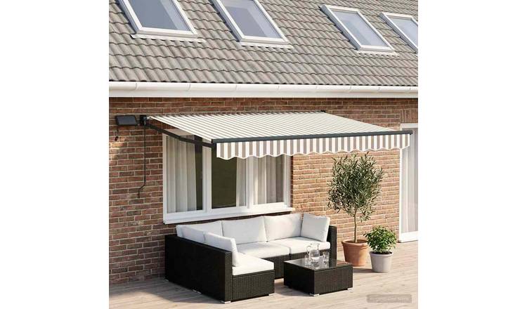 Walplus Electric Aluminium - Light Grey and White - Anthracite Frame - Anthracit