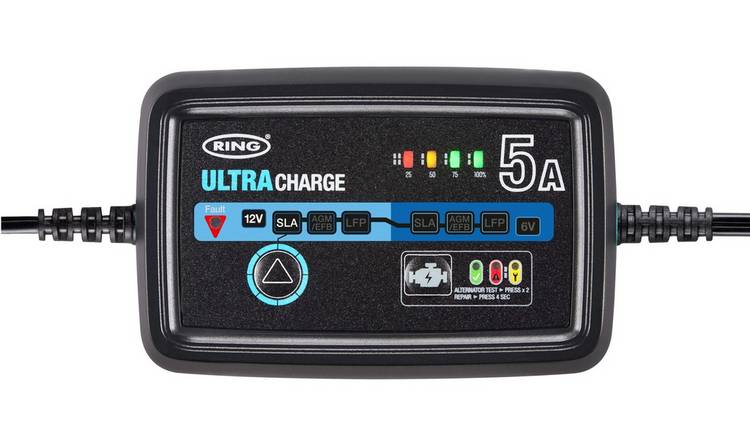 Ring Automotive Ultracharge 5A Smart Vehicle Battery Charger