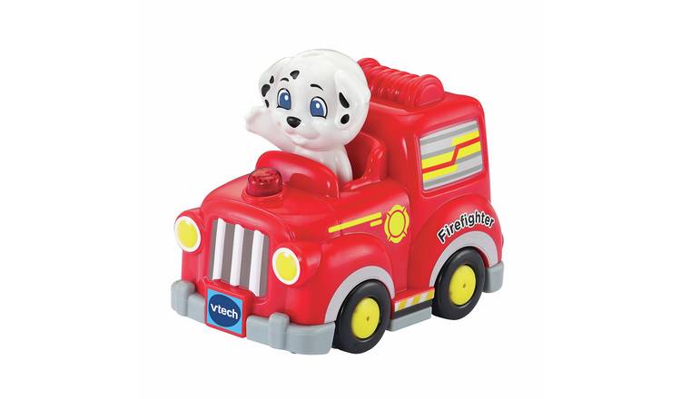 Vtech Toot-Toot Drivers Dexter Dog With Fire Fighter Car Toy
