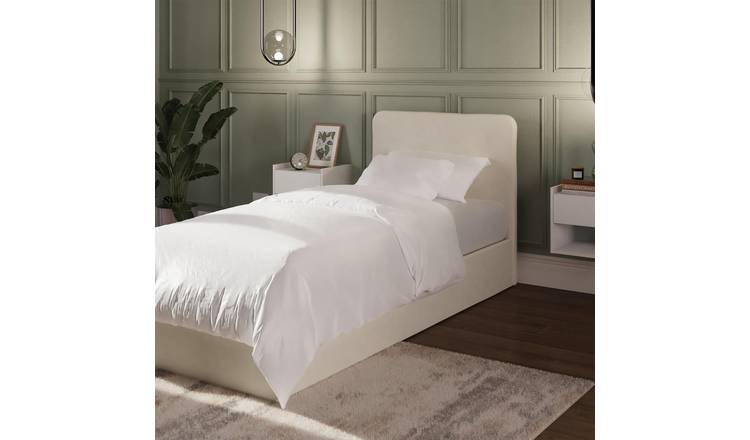 GFW Chiswick Single Side Lift Ottoman Bed - Natural