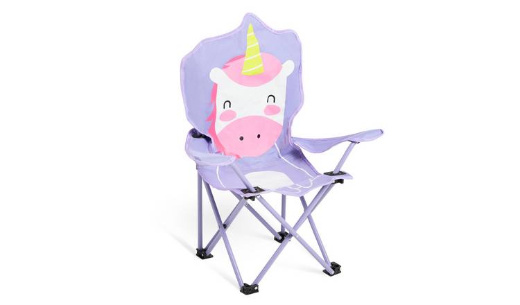 Pro Action Unicorn Folding Kids Camping Chair