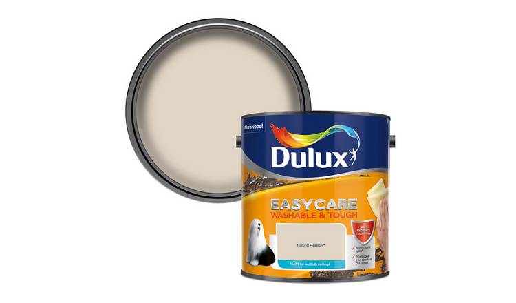 Dulux EasyCare Washable Natural Hessian Matt Paint - 2.5L
