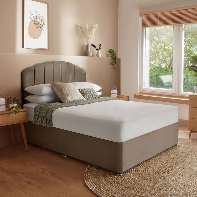 Silentnight Middleton Double Divan Bed - Mink 0