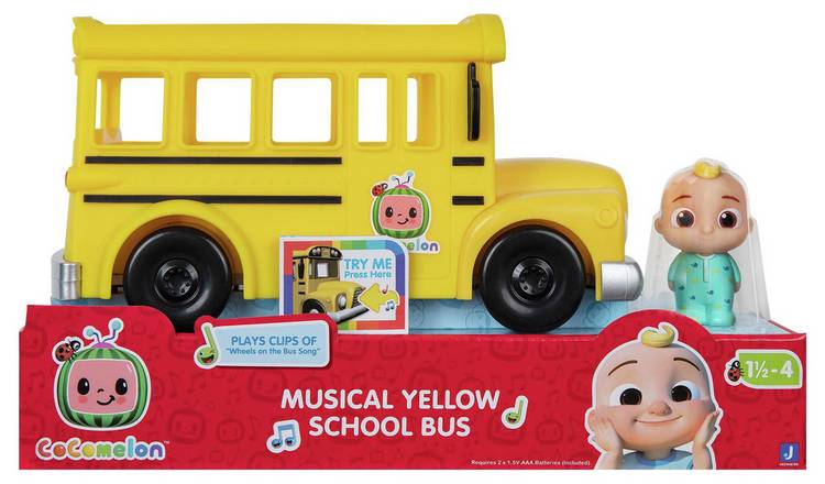 Buy CoComelon Musical Yellow School Bus with JJ figure Playsets and figures Argos