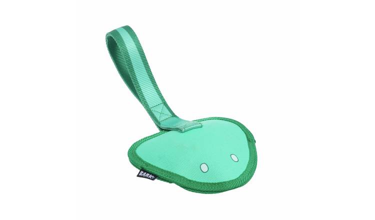 Bark Flingray Dog Squeak Toy - Green