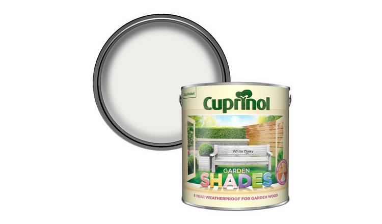 Cuprinol Garden Shades Garden Paint-White Daisy-2.5L