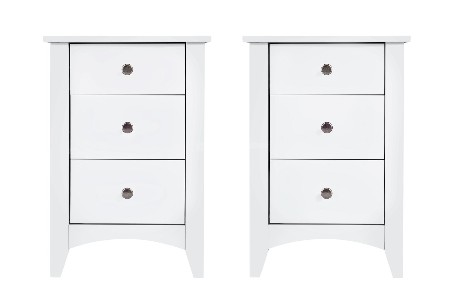 Argos Home Minato 2 Bedside Tables Set Reviews Updated January 2024