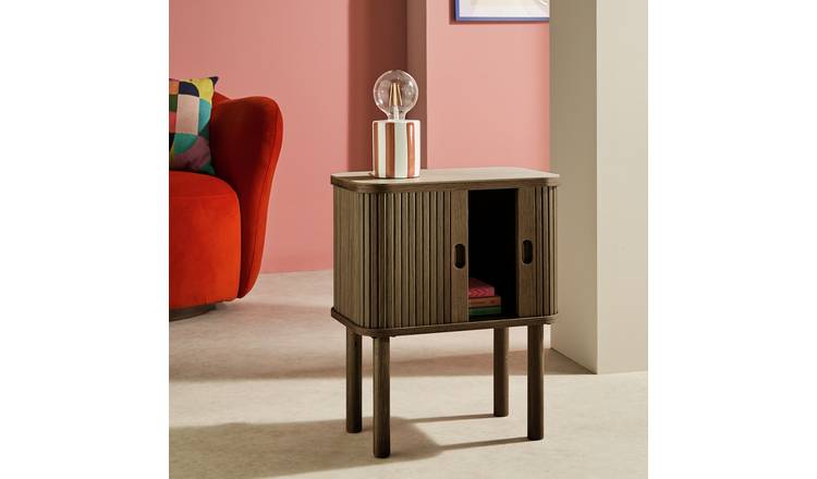 Habitat Lex Side Table - Smoked Natural