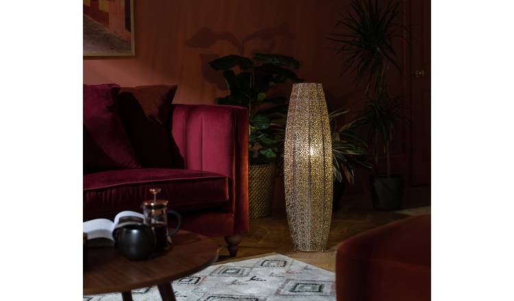 Argos Home Global Fretwork Floor Lamp