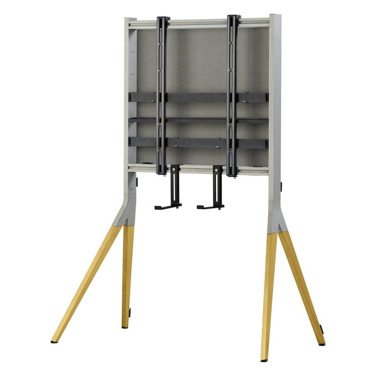 One For All WM7482 Falcon Up to 70 In TV Stand - Silver Grey 0