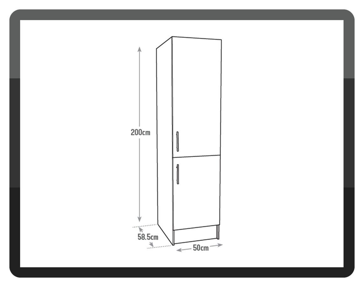 Argos Home Athina 500mm Fitted Kitchen Tall Unit -Oak Effect Review