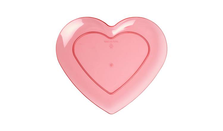 Argos Home Pack of 2 Valentines Heart Shaped Plate