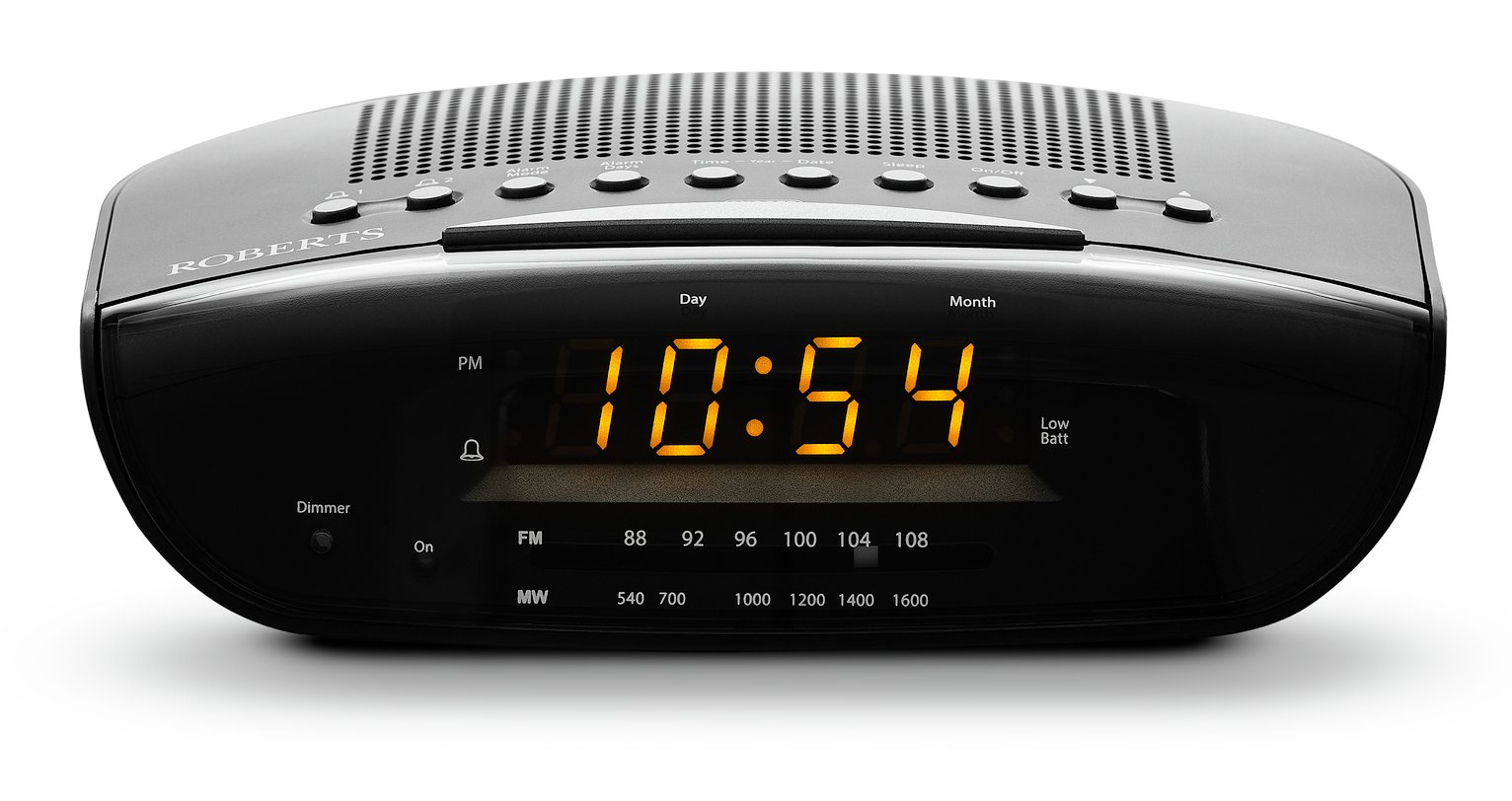 Roberts Chronologic VI FM Clock Radio - Black