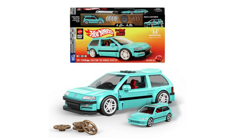 Mattel Brick Shop Hot Wheels '90 Honda Civic EF