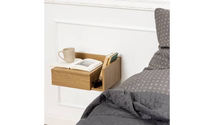 Furniture To Go Ashlan 1 Drawer Bedside Table - Brown