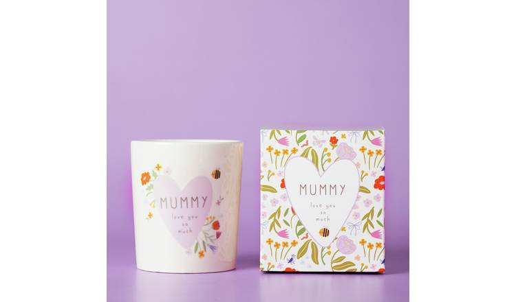 Widdop Love Life Ceramic Message Candle 190G - Mummy