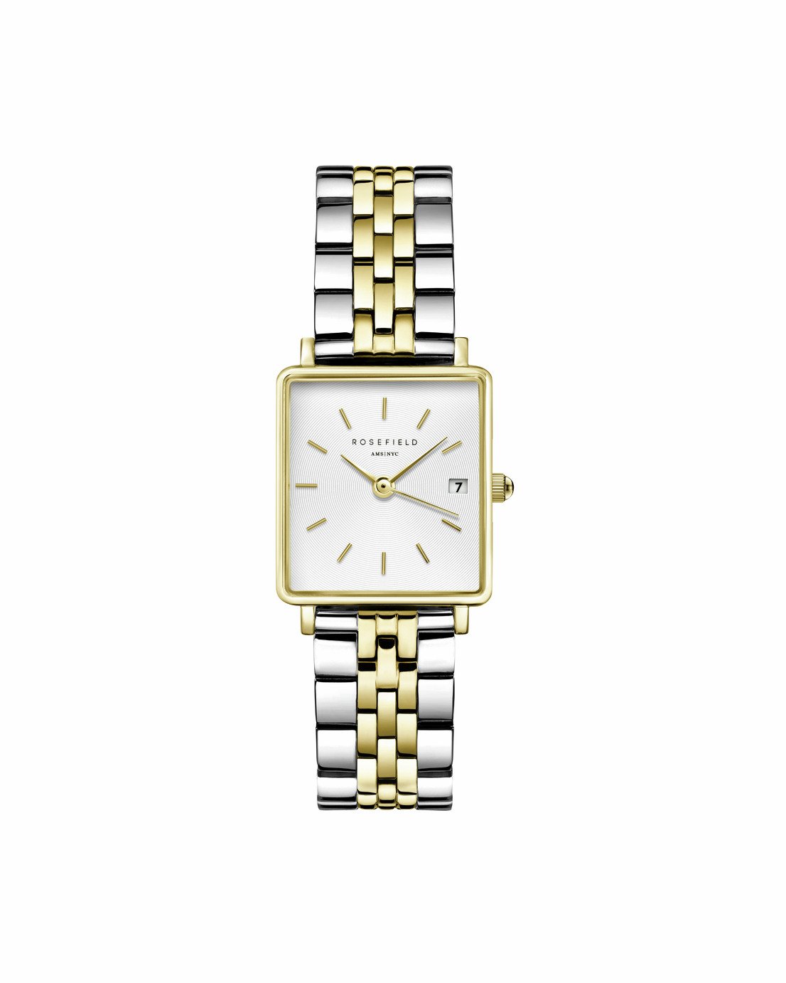 Buy Rosefield Boxy XS Ladies Duotone Steel Bracelet Watch | Womens