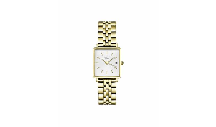 Rosefield Boxy XS Ladies Gold Colour Bracelet Watch