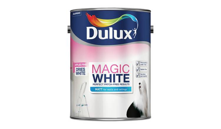 Dulux Magic White Matt Paint - 5L