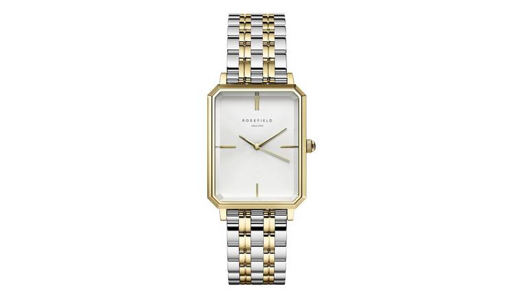 Rosefield Octagon Ladies Duotone Steel Bracelet Watch