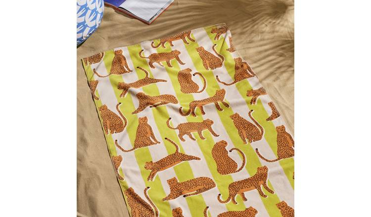 Habitat x Scion Lionel Stripe Beach Towel - Orange