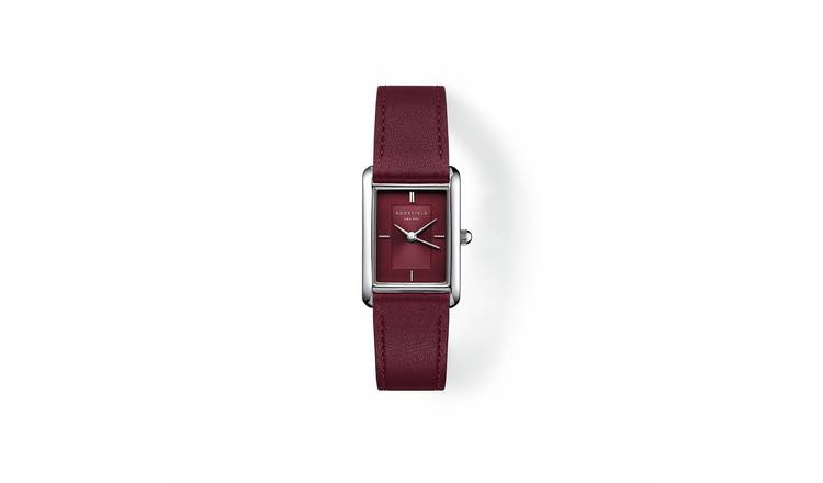 Rosefield Heirloom Burgundy Leather Strap Ladies Watch