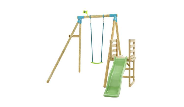 Toddler swing store and slide set