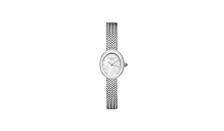 Rosefield Mini Oval Stainless Steel Ladies Bracelet Watch
