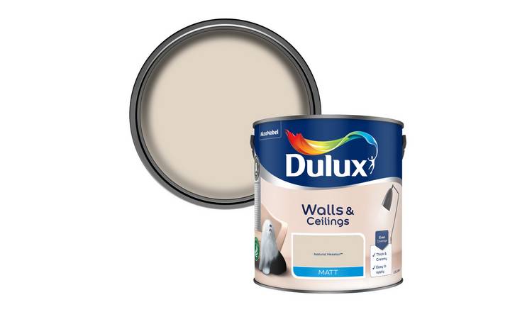 Dulux Walls & Ceilings Matt Paint Natural Hessian - 2.5L