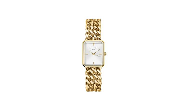 Rosefield Studio Octagon XS Ladies Steel Gold Bracelet Watch
