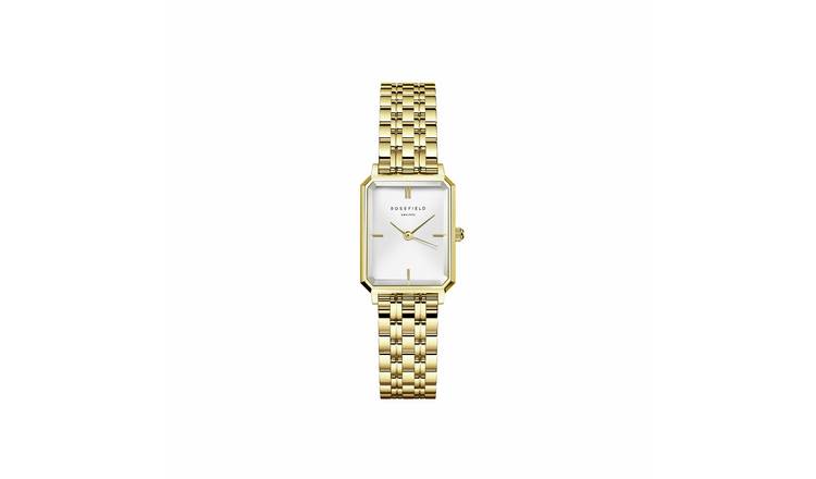 Rosefield Octagon XS Ladies Gold Steel Bracelet Watch