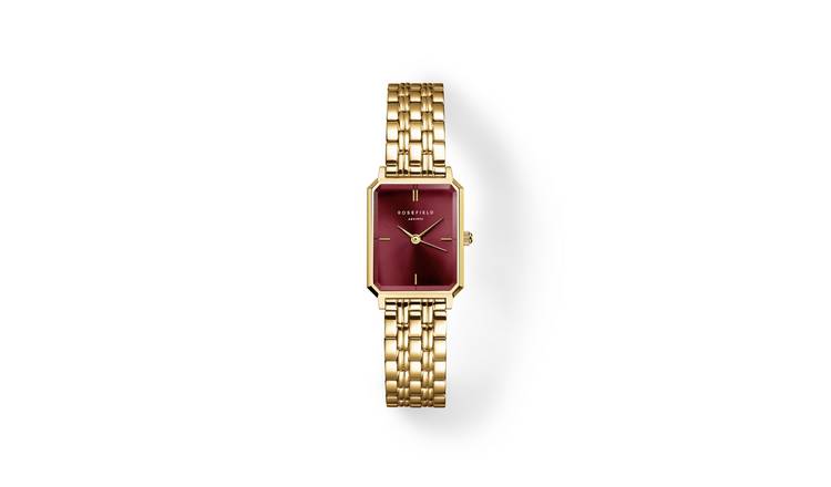 Rosefield Octagon XS Gold Colour Ladies Bracelet Watch
