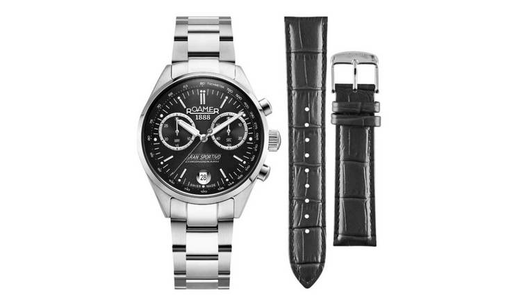 Roamer Gran Sportivo Steel Mens Watch Set 