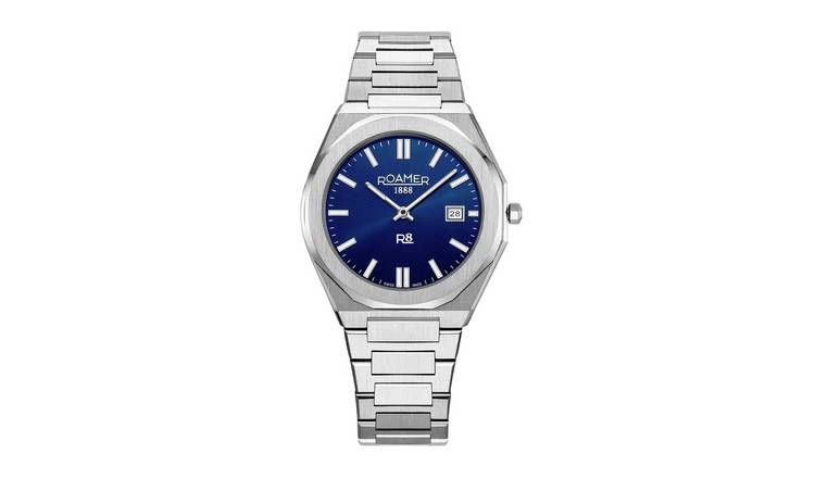 Roamer R8 Mens Blue Dial Steel Bracelet Watch