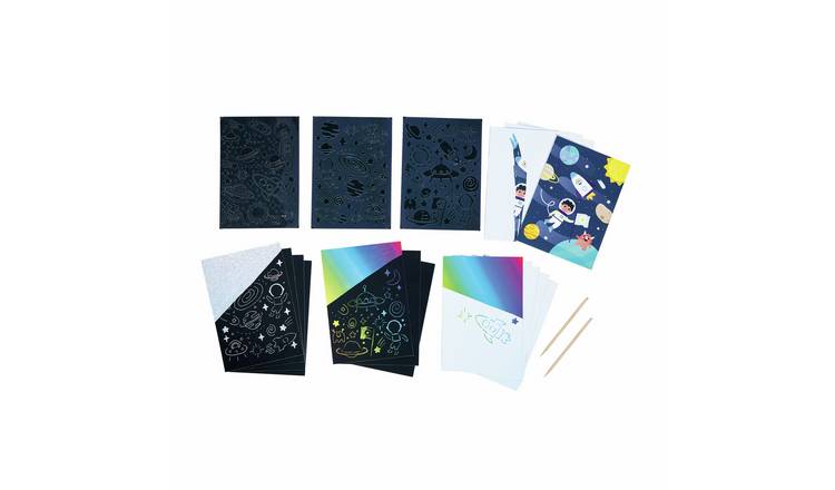Chad Valley Space Scratch Art Set 