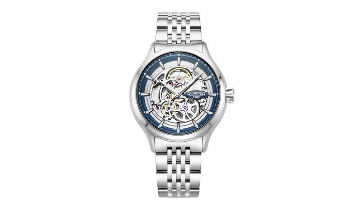 Roamer Competence Skeleton Mens Steel Bracelet Watch