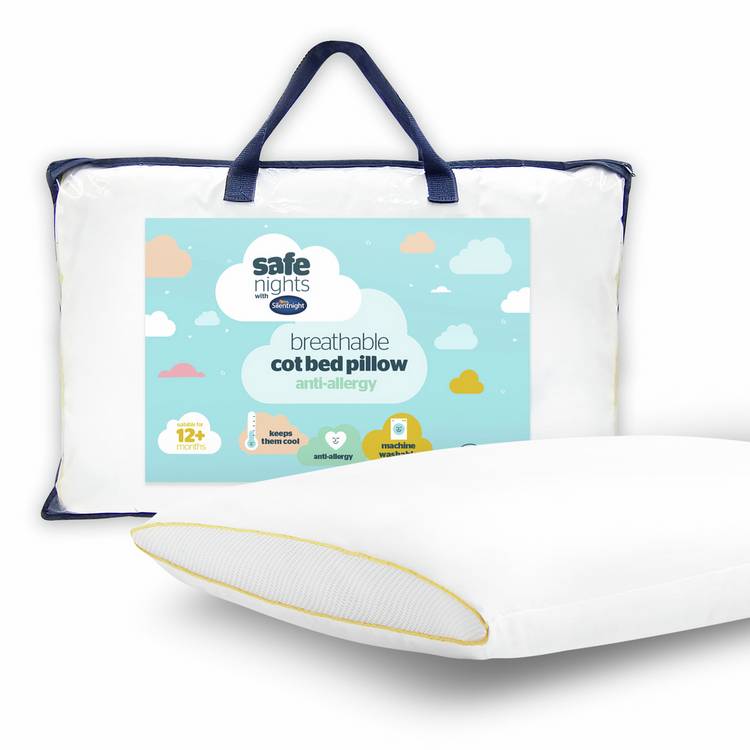 Silentnight Safe Nights Breathable Soft Cot Pillow 0