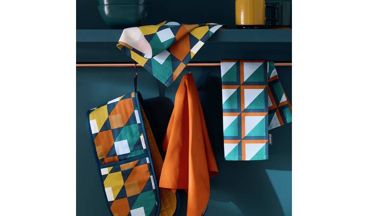 Habitat Geo Cube Textile Set - Blue