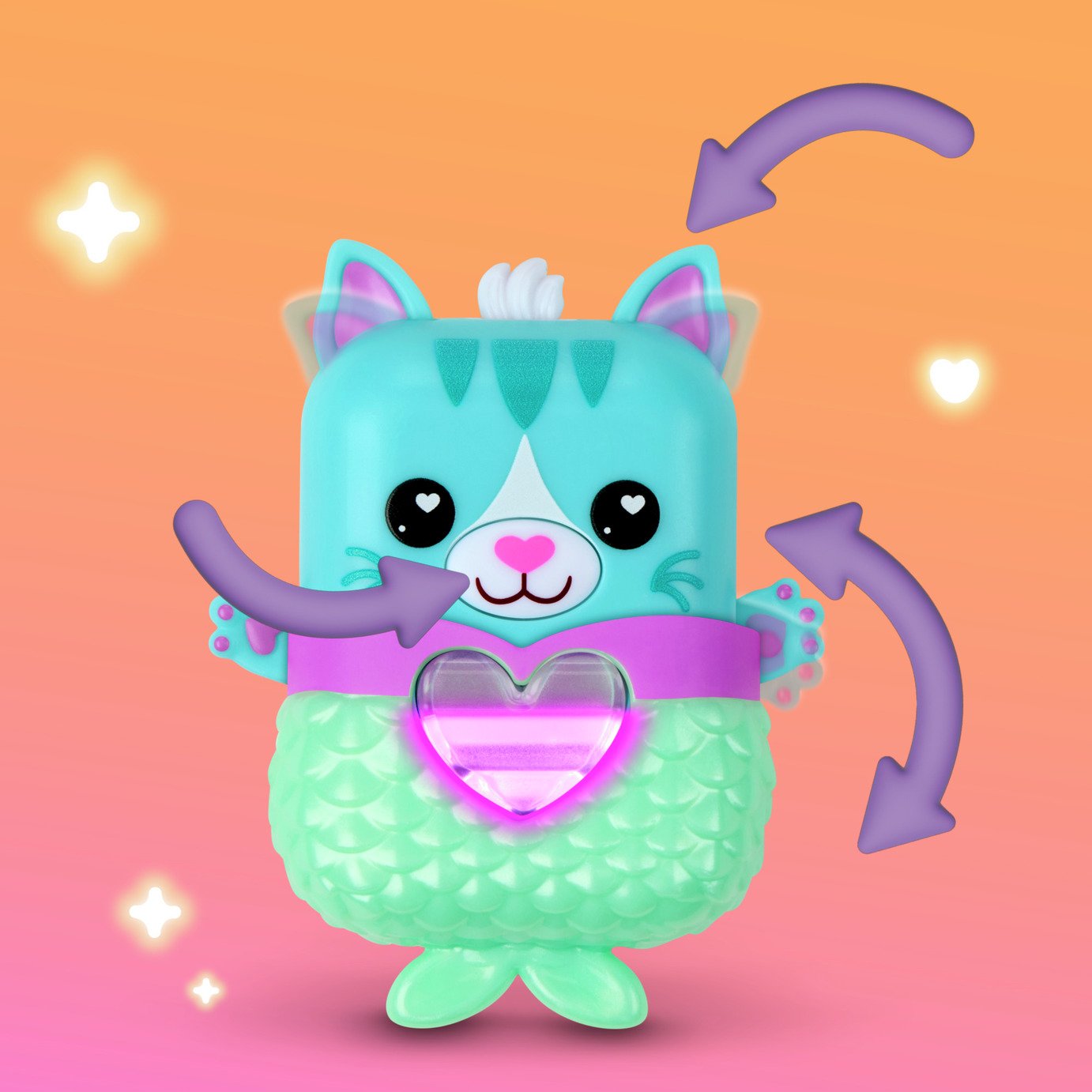 Buy Nanomals Pawtricia The Blue Kitty Interactive Pet Playset