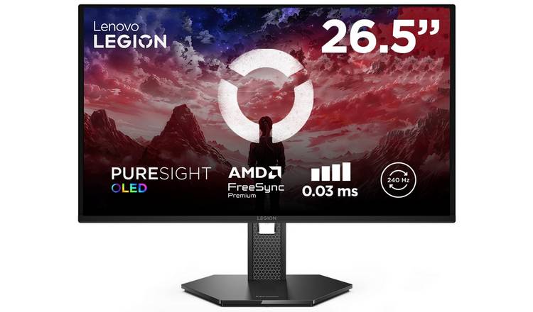 Lenovo Legion 27Q-10 OLED 26.5 Inch 240Hz QHD Gaming Monitor