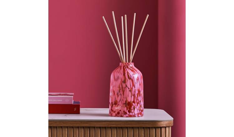 Habitat Confetti 500ml Glass Diffuser - Pink Jasmine & Amber