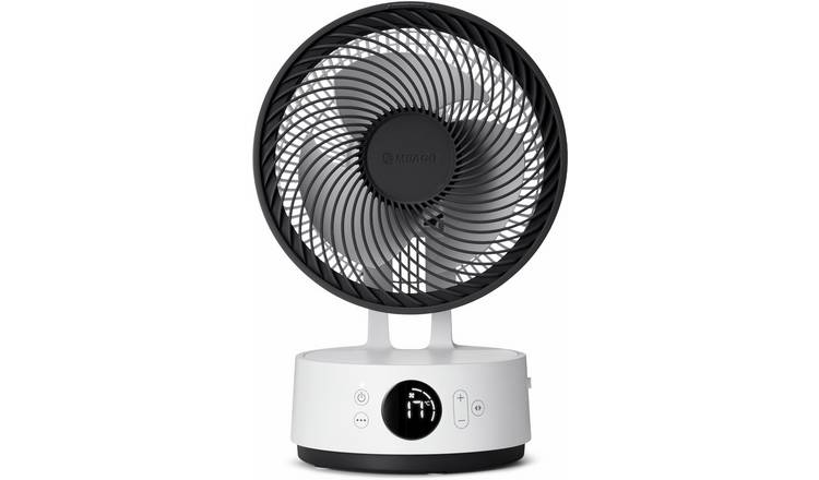 Meaco Sefte Rechargeable White Desk Fan - 8 Inch