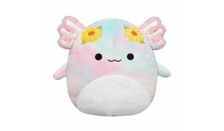 Squishmallows 7.5-Inch Tinley The Tie-Dye Axolotl Soft Toy