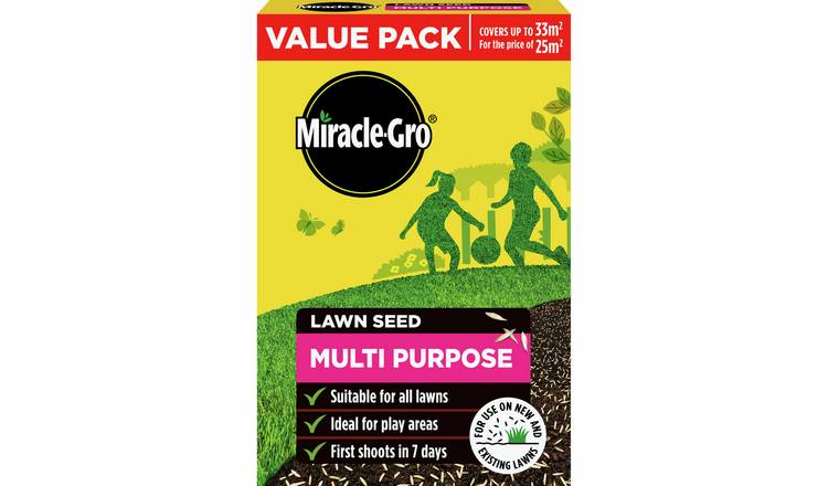 Miracle-Gro Multi Purpose Lawn Seed - 33m2