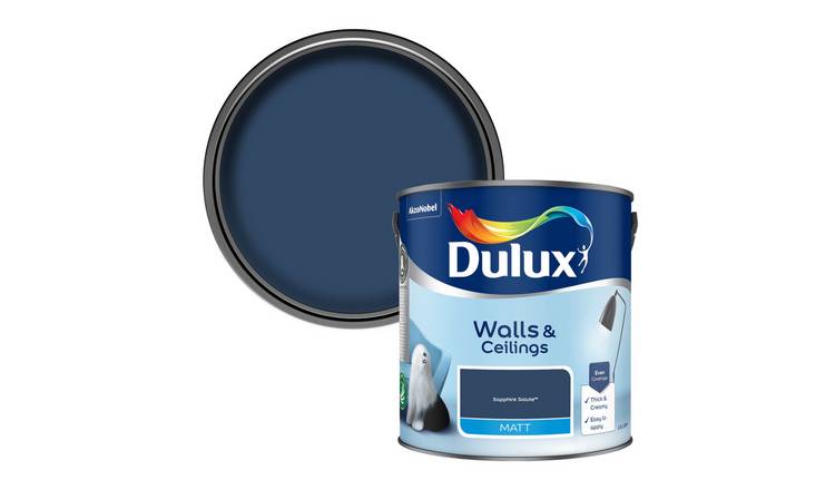 Dulux Walls & Ceilings Matt Paint - Sapphire Salute - 2.5L