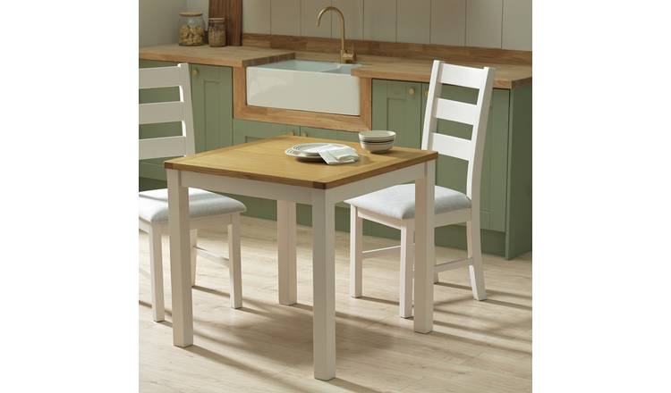 Argos Home Ashwell 2 Seater Dining Table - Cream