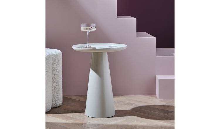 Habitat Caben Side Table - Light Grey