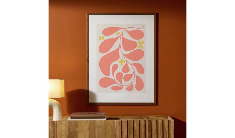 Habitat Walnut Wooden Wall Picture Frame - 60x80cm