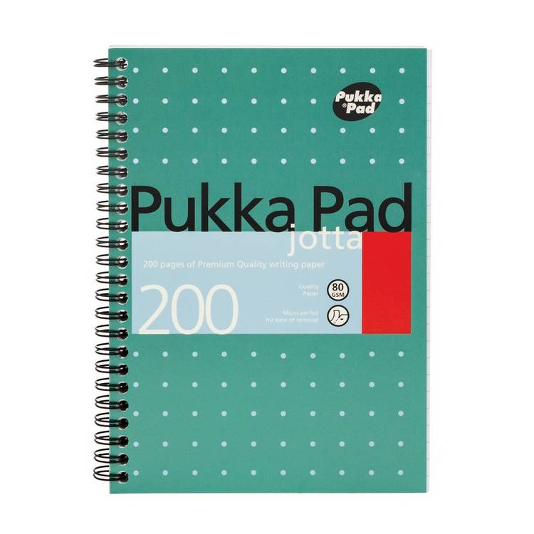 Pukka Pads A5 Metallic Jotta Notepad - Pack of 3 0